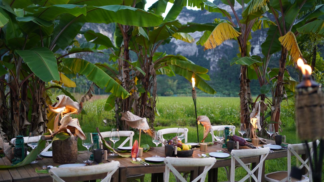 荒野餐桌 - 广西崇左秘境丽世度假村“大地之美”系列活动第一幕